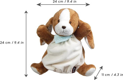 CHIEN TIRAMISU DOUDOU MARIONNETTE