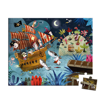 PUZZLE LA CHASSE AU TRESOR - 36 PIECES