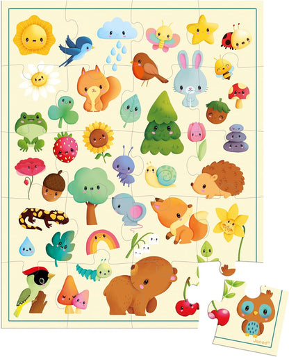 PUZZLE IMAGIER DE LA NATURE - 20 PIECES