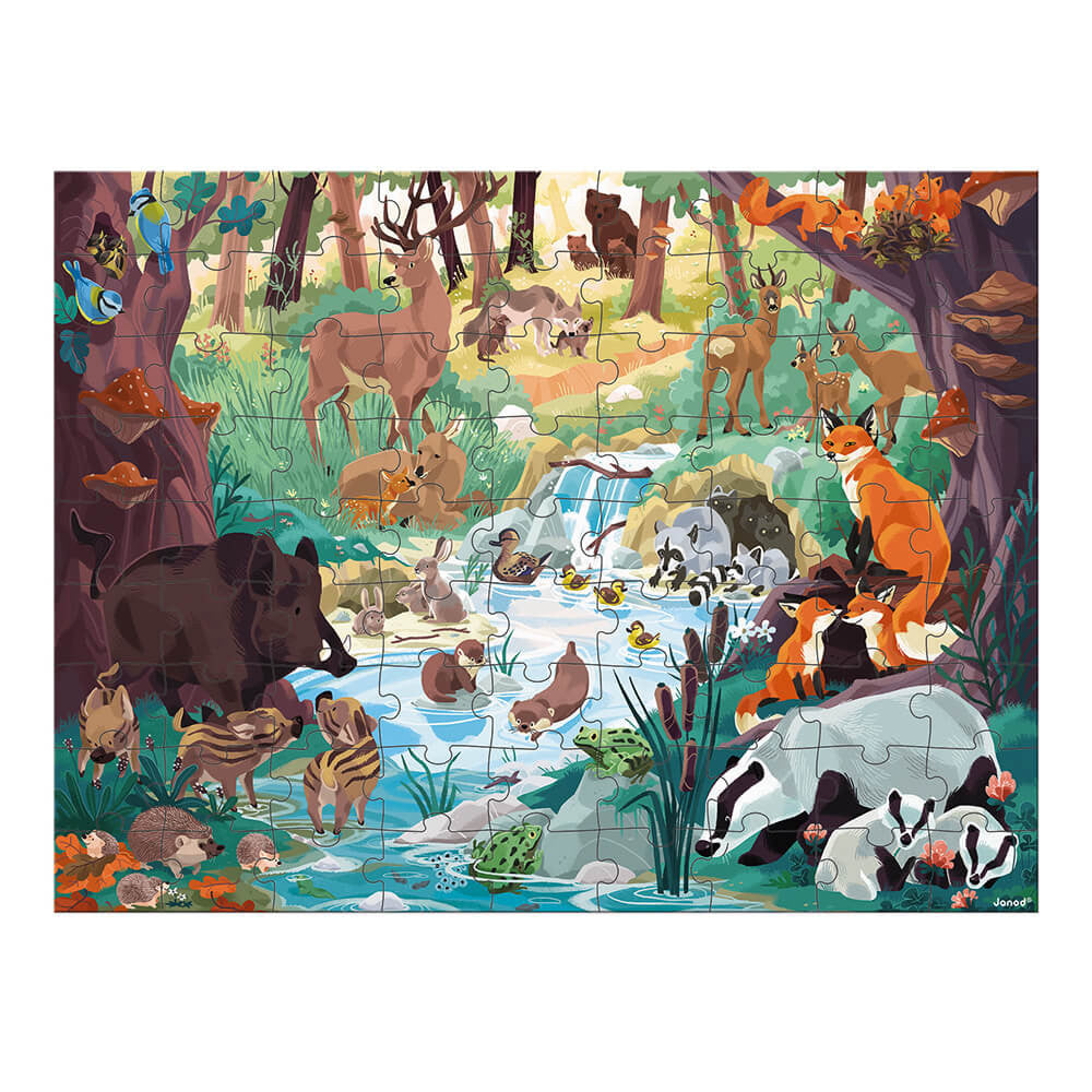 WWF®, PUZZLE CHERCHE ET TROUVE LES EMPREINTES, 81P